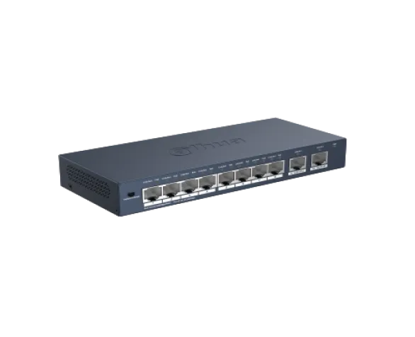 10-Port Fast Ethernet Switch with 8-Port PoE ( DH-S3010-8ET2ET-60 )
